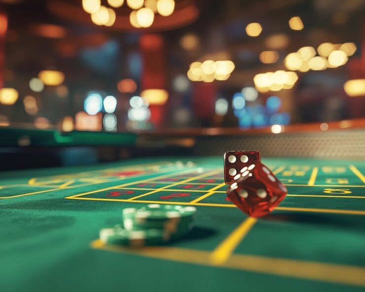 Live dealer blackjack and roulette studio view